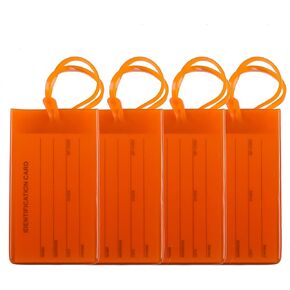 Colorful Flexible Travel Luggage Tags for Baggage Bags/Suitcases - Name ID Labels Set for Travel in Saudi Arabia