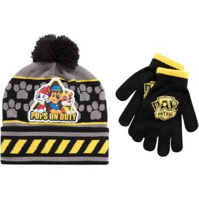 Nickelodeon Paw Patrol Boys Winter Hat and Mitten or Glove Set (Age 2-7) in Saudi Arabia