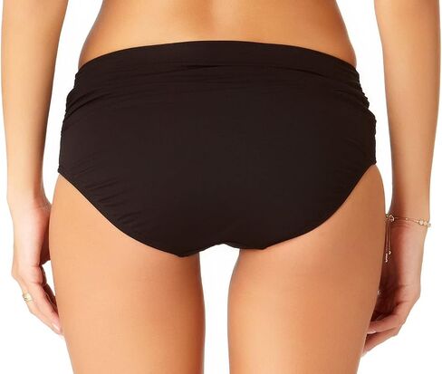 Anne Cole Women's High Waist to Fold Over Shirred Bikini Bottom Swimsuit in Kuwait