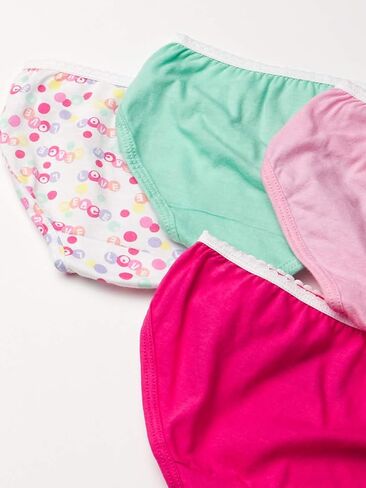 Hanes Girls' and Toddler Assorted Briefs, Hipster-Assorted-10 Pack, 4T in Saudi Arabia