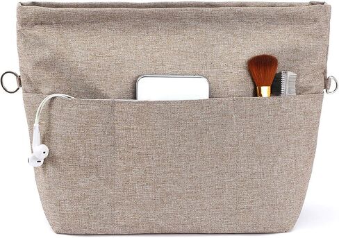 VANCORE Purse Bag Organizer Insert with 13 Pockets, Handbag and Tote Bag Inside Shaper with Zipper in Kuwait