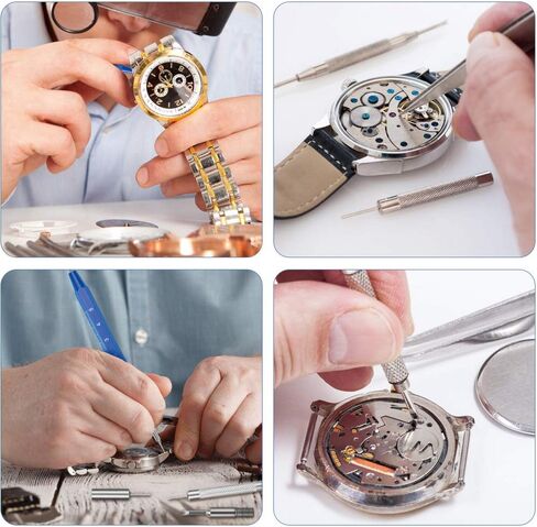 Kingsdun Watch Repair Kit, Professional 208Pcs Watch Battery Replacement in Kuwait