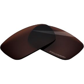 BLAZERBUCK Anti-salt Polarized Replacement Lenses for Oakley Crankshaft OO9239-24K Gold Polarized
