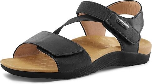 mysoft Women's Arch Support Sandals Orthotic Comfortable Walking Sandals Lightweight Athletic Outdoor Hiking Shoes in Kuwait