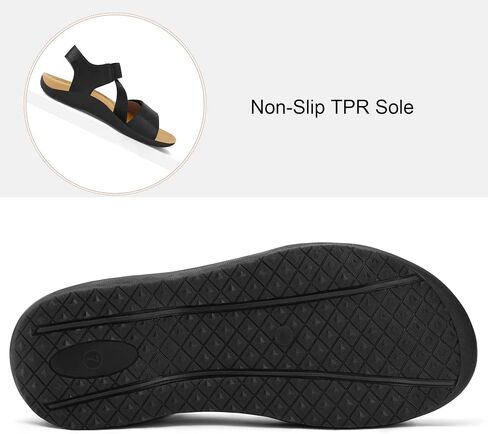 mysoft Women's Arch Support Sandals Orthotic Comfortable Walking Sandals Lightweight Athletic Outdoor Hiking Shoes in Kuwait