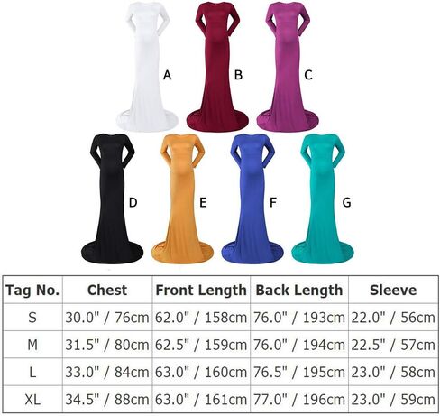 Maternity Elegant Fitted Photography Gown Long Sleeve Slim Fit Maxi Photography Floor Baby Shower Grace Dress Photo Shoot in Kuwait