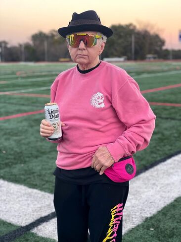 Liquid Death Instant Death Sweatshirt, Vintage Pink in Saudi Arabia