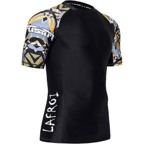 LAFROI Men's Long Sleeve UPF 50+ Baselayer Skins Performance Fit Compression Rash Guard-CLY02D in Saudi Arabia
