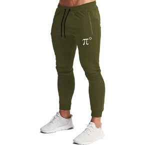 Wangdo Men's Joggers Sweatpants Gym Training Workout Pants Slim Fit with Zipper Pockets in Saudi Arabia