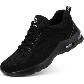 Gosuban Steel Toe Shoes Women Men Lightweight Air Cushion Safety Work Shoes for Women Slip Resistant Indestructible Sneakers in Saudi Arabia