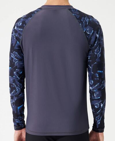 Men's Swim Shirts Rash Guard UPF 50+ Long & Short Sleeve UV Sun Protection Summer Shirts Fishing Hiking T-Shirt in Saudi Arabia