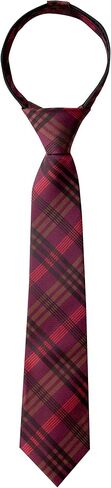 Spring Notion Boy's Plaid Woven Zipper Tie in Kuwait