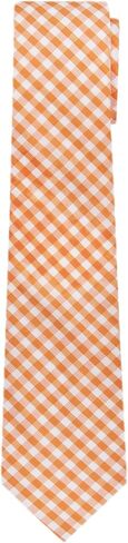 Jacob Alexander Boys' Prep Gingham Checkered Pattern Neck Tie in Kuwait