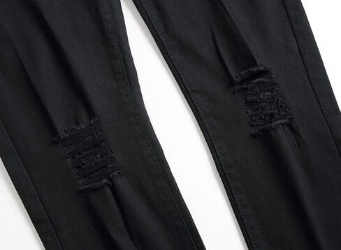JLLDS LKMQA Boy's Skinny Fit Ripped Destroyed Distressed Slim Fashion Stretch Jeans Pants in Saudi Arabia