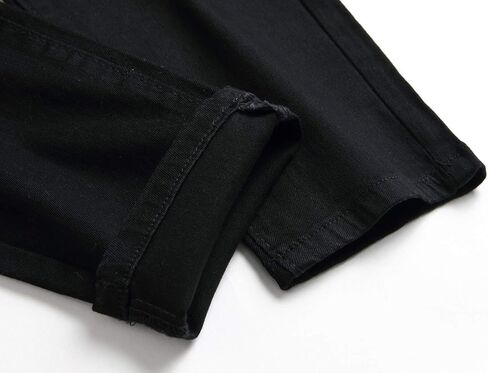 JLLDS LKMQA Boy's Skinny Fit Ripped Destroyed Distressed Slim Fashion Stretch Jeans Pants in Saudi Arabia
