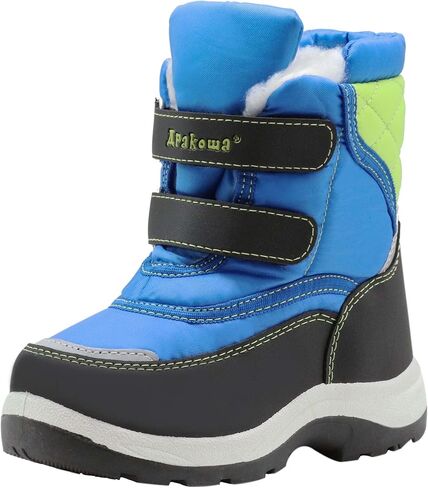 Apakowa Kid's Boys Girls Winter Snow Boots (Toddler/Little Kid) in Kuwait