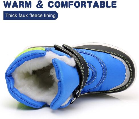 Apakowa Kid's Boys Girls Winter Snow Boots (Toddler/Little Kid) in Kuwait