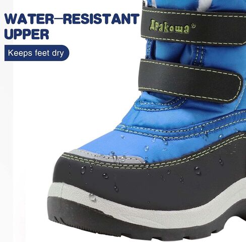 Apakowa Kid's Boys Girls Winter Snow Boots (Toddler/Little Kid) in Kuwait