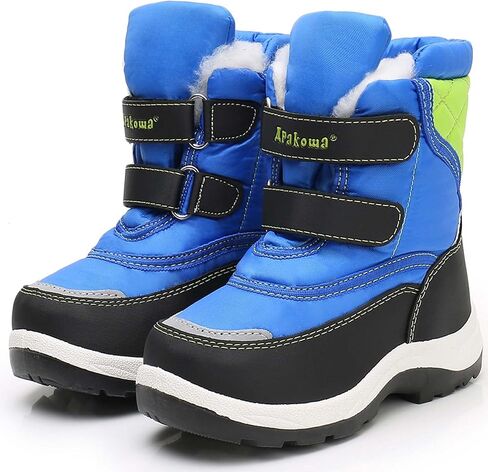Apakowa Kid's Boys Girls Winter Snow Boots (Toddler/Little Kid) in Kuwait