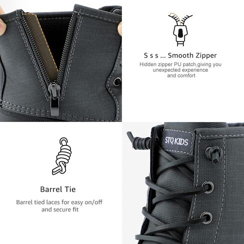 أحذية STQ Boy Duck للأطفال أحذية ثلج مقاومة للماء أحذية شتوية معزولة (طفل صغير/كبير) in Kuwait