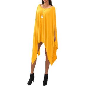 Vivicastle Women's USA Loose Bat Wing Dolman Poncho Tunic Dress Top in Kuwait
