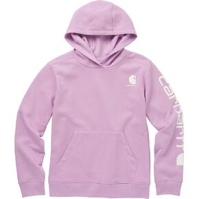 سويت شيرت بغطاء للرأس وأكمام طويلة للفتيات من Carhartt in Kuwait