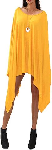 Vivicastle Women's USA Loose Bat Wing Dolman Poncho Tunic Dress Top in Kuwait