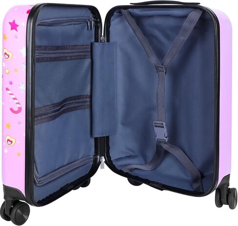 ovatis Kid Luggage Case and Backpack with Luggage Tag 18 Inch Suitcase and 13 Inch Backpack Suitcase for Girls (Pink, Unicorn) in Saudi Arabia
