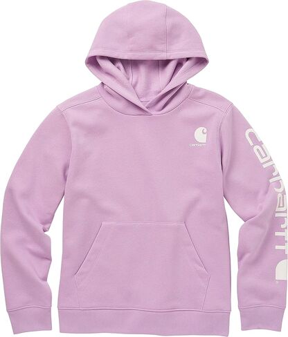 سويت شيرت بغطاء للرأس وأكمام طويلة للفتيات من Carhartt in Kuwait