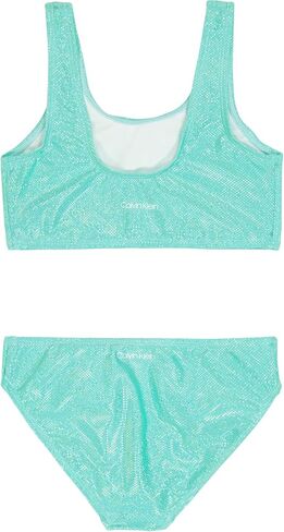 Calvin Klein Girls' One-piece Swimsuit With Upf 50+ Sun Protection in Saudi Arabia
