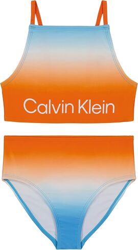 Calvin Klein Girls' One-piece Swimsuit With Upf 50+ Sun Protection in Saudi Arabia