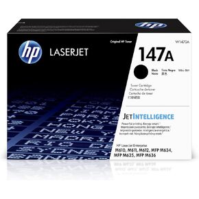 HP 147A Black Toner Cartridge | Works with LaserJet Enterprise M610, M611, M612, LaserJet Enterprise MFP M634, M635, M636 | W1470A in Saudi Arabia