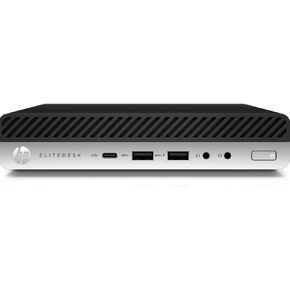 اتش بي ايليت ديسك 800 G4 4CB30UT ميني ديسك (2.1 جيجاهيرتز انتل كور i5-8500T، ذاكرة رام 8 جيجا، ذاكرة تخزين اس دي دي 256 جيجا، ويندوز 10 برو) in Saudi Arabia