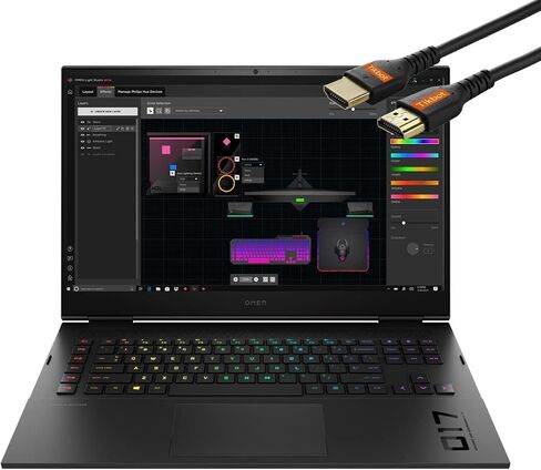 HP OMEN 17.3" Gaming Laptop - 12th Gen Intel Core i7-12700H - GeForce RTX 3070 Ti(TGP: 150W) â€“ 2K (2560 x 1440) 165Hz â€“ w/HDMI (16GB DDR5 | 1TB PCIe SSD) in Saudi Arabia