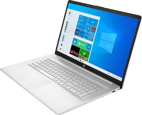 أحدث كمبيوتر محمول HP 17 لعام 2022، شاشة 17 بوصة HD+ مضادة للتوهج، الجيل الحادي عشر من Intel Core i7-1165G7، Intel Iris Xe Graphics، ذاكرة الوصول العشوائي 32 جيجابايت، 1 تيرابايت PCIe SSD، عمر بطارية طويل، كاميرا ويب، ميكروفونات، Windows 11 in Kuwait