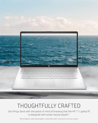 أحدث كمبيوتر محمول HP 17 لعام 2022، شاشة 17 بوصة HD+ مضادة للتوهج، الجيل الحادي عشر من Intel Core i7-1165G7، Intel Iris Xe Graphics، ذاكرة الوصول العشوائي 32 جيجابايت، 1 تيرابايت PCIe SSD، عمر بطارية طويل، كاميرا ويب، ميكروفونات، Windows 11 in Kuwait