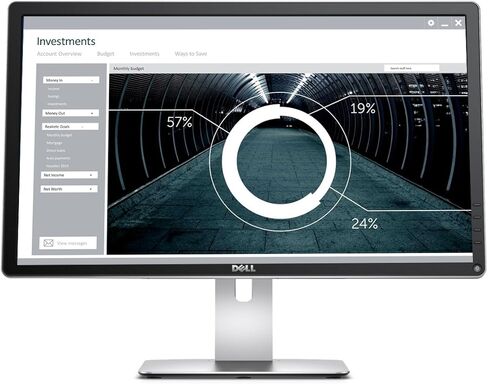 Dell Ultra HD 4K Monitor P2415Q 24-Inch Screen LED-Lit Monitor, Black in Saudi Arabia