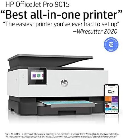 HP OfficeJet Pro 9015 All-in-One Wireless Printer, with Smart Home Office Productivity, HP Instant Ink, Works with Alexa (1KR42A) in Saudi Arabia