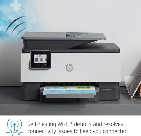 HP OfficeJet Pro 9015 All-in-One Wireless Printer, with Smart Home Office Productivity, HP Instant Ink, Works with Alexa (1KR42A) in Saudi Arabia