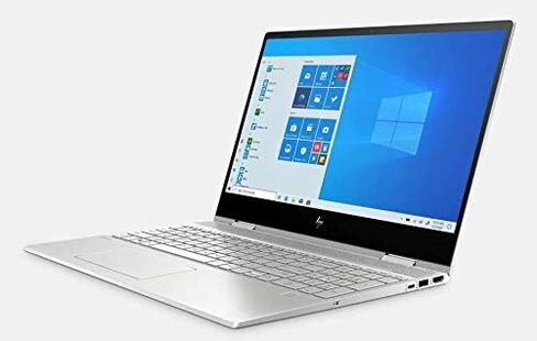 2020 Newest HP Envy x360 Convertible 15.6-inch Full HD Touchscreen Laptop, 10th gen Intel Quad-Core i5-10210, 8GB DDR4 Memory, 512GB PCIe NVMe SSD, Webcam, Wi-Fi, Bluetooth, Windows 10 Home, Silver in Saudi Arabia