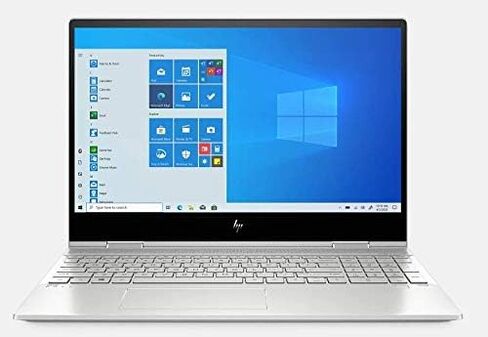 2020 Newest HP Envy x360 Convertible 15.6-inch Full HD Touchscreen Laptop, 10th gen Intel Quad-Core i5-10210, 8GB DDR4 Memory, 512GB PCIe NVMe SSD, Webcam, Wi-Fi, Bluetooth, Windows 10 Home, Silver in Saudi Arabia