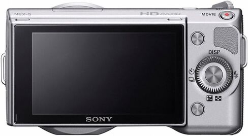 Sony Alpha NEX-5A/S Digital Camera with 16mm f/2.8 Lens (Silver) (OLD MODEL) in Saudi Arabia