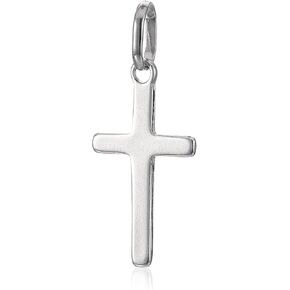 Mystigold Cross Pendant for Men and Women in 18K Gold Plated or 925 Sterling Silver Plated Rhodium I Size Small, Medium, Large I Gold Cross Necklace for Women I Silver Cross Necklace for Boys I Religious Gifts for Women I Baptism Gifts for Girls Boys in Saudi Arabia