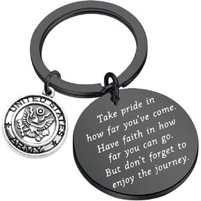 FUSTMW Army Keychain Gift Military Deployment Gifts Army Graduation Gifts Take pride in Saudi Arabia
