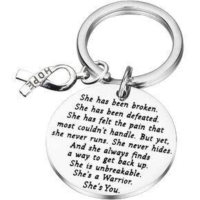Lywjyb Birdgot Cancer Survivor Gift She is Unbreakable She's A Warrior She's You Cancer Fighter Gift in Kuwait