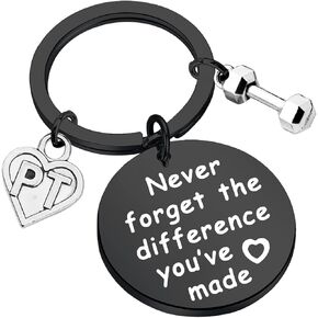 MYOPSARK Physical Therapy Gift Never Forget The Difference You've Made Keychain