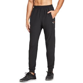 BALEAF Men's Joggers Pants Lightweight Running Workout Athletic Training Gym Quick Dry Tapered Jogger Zipper Pockets in Kuwait