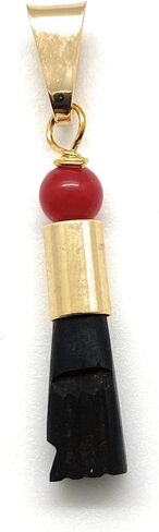 قلادة يد ريال ازاباتشي فيجا بلون احمر مرجاني مال دي اوجو للحماية من اموليتو دي بوينا سويرت، مقاس صغير، مطلية بالذهب من زجاج ازاباتشي بدون احجار كريمة, Small, زجاج ازاباتشي مطلي بالذهب, لا أحجار كريمة in Kuwait