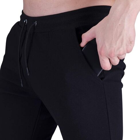 Wangdo Men's Slim Joggers Gym Workout Pants,Sport Training Tapered Sweatpants,Casual Athletics Joggers for Running in Kuwait