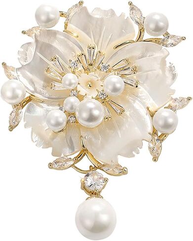 AILONMEI Floral Series Brooch Jewelry For Woman Fashion, Large Costume Broches & Pins Christmas Gift in Kuwait
